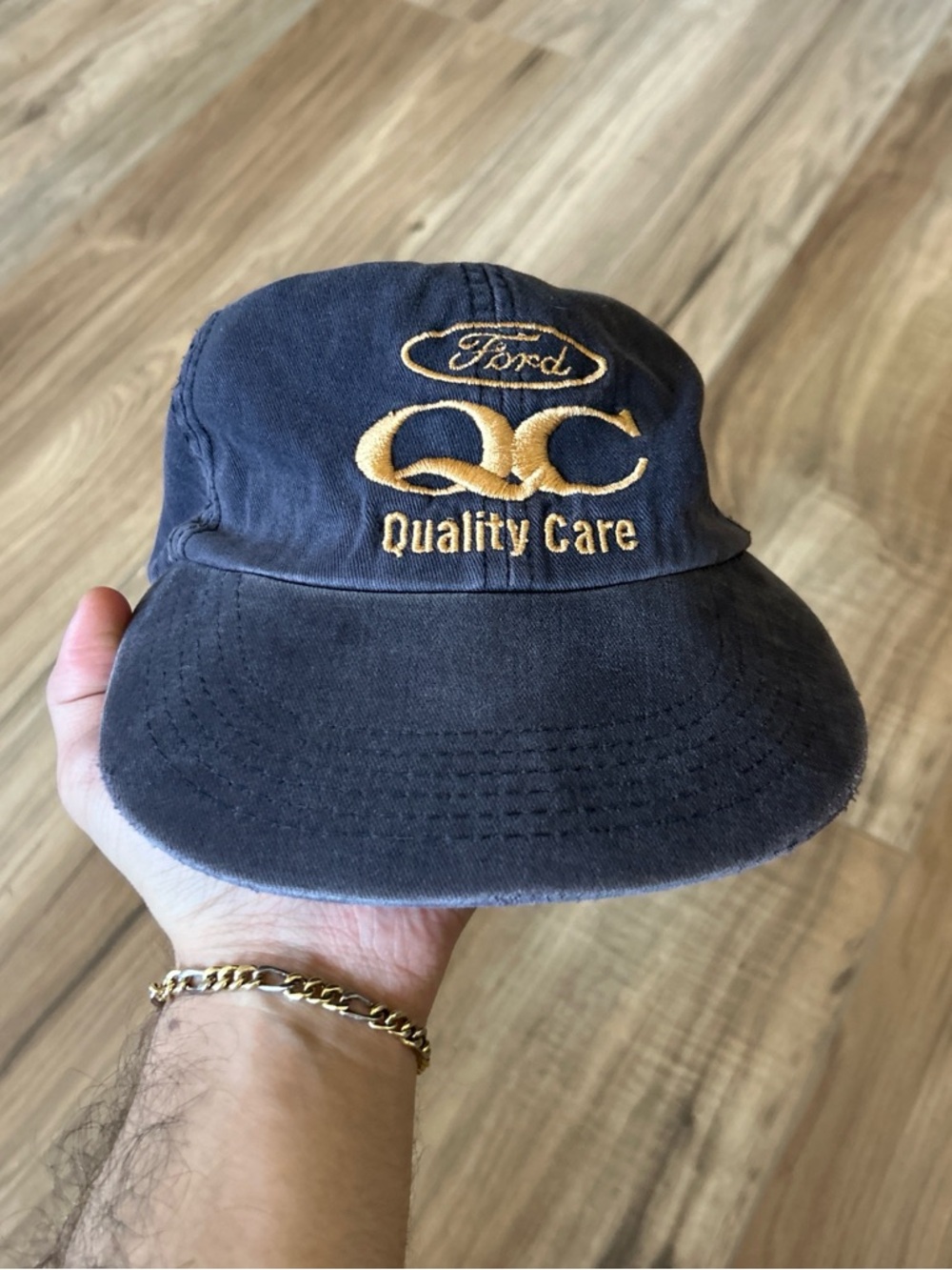 Vintage Ford Quality Care 90s Hat Cap Americana Workwear